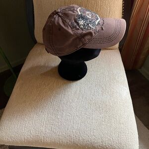 Brown Distressed Cap